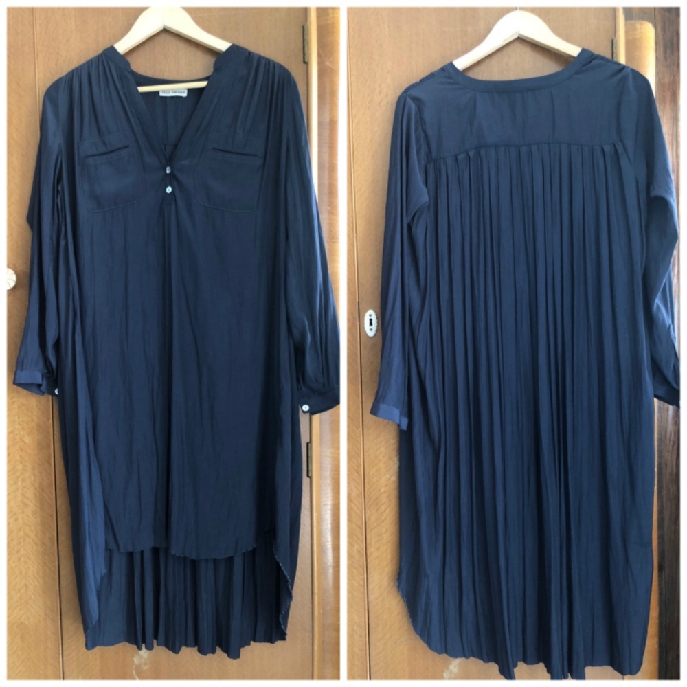 Ulla Johnson Navy Midi Dress